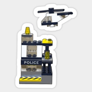 Brick Creations - Police Station Sticker